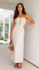 Kahli Maxi Dress - Natural